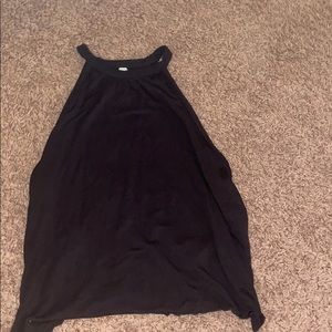 black halter top tank